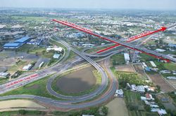 Cận cảnh V&agrave;nh đai 3 TP.HCM qua T&acirc;y Ninh tăng tốc về đ&iacute;ch