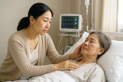 Mẹ mắc ung thư, con gái sút 7kg, phải đi khám tâm thần