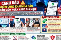 Phát hiện nhóm tìm mua phần mềm ngân hàng giả để lừa đảo