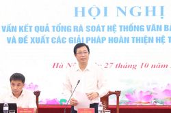 Tham vấn kết quả tổng r&agrave; so&aacute;t hệ thống văn bản quy phạm ph&aacute;p luật