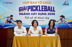 500 vận động vi&ecirc;n tranh t&agrave;i tại Giải Pickleball ng&agrave;nh X&acirc;y dựng 2026