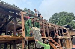 Tuyên Quang: Đồn Biên phòng Thàng Tín giúp dân giải phóng mặt bằng xây dựng trường