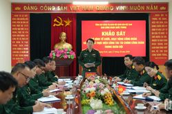 Ban C&ocirc;ng đo&agrave;n Quốc ph&ograve;ng khảo s&aacute;t hoạt động c&ocirc;ng đo&agrave;n tại Binh đo&agrave;n 19