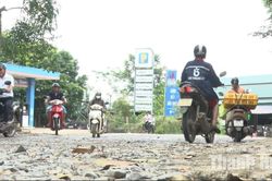 Nguy cơ tai nạn do đường xuống cấp