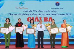 Hội Li&ecirc;n hiệp Phụ nữ phường Lương T&agrave;i đạt giải Ba cuộc thi 