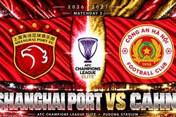 Lịch sử đối đầu Shanghai Port vs CAHN: Quang Hải trước thử thách mới trên đất Trung Quốc