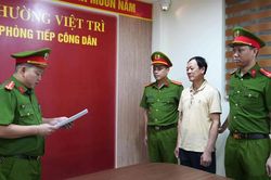 Phú Thọ: Bắt tạm giam thêm bị can trong vụ khai thác đất trái phép tại Hợp Kim