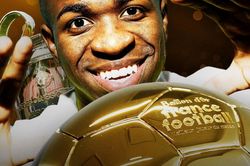 Vinicius J&uacute;nior trở th&agrave;nh t&acirc;m điểm chế giễu sau lễ trao giải Quả b&oacute;ng V&agrave;ng 2026
