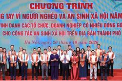 Hà Nội tiếp nhận hơn 77 tỷ đồng chăm lo an sinh xã hội