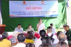 Tăng đối thoại, chủ động phục vụ nhân dân