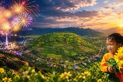 Đêm hội cồng chiêng Gia Lai sẽ rực sáng pháo hoa
