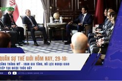 Quân sự thế giới hôm nay, 29-10: Căng thẳng Mỹ - Iran gia tăng, nỗ lực ngoại giao tiếp tục được thúc đẩy