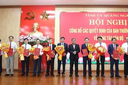 Quảng Ngãi điều động, luân chuyển loạt cán bộ chủ chốt