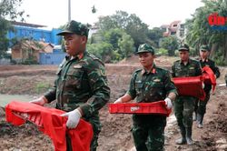 Quy tập thêm 10 hài cốt liệt sĩ tại Công viên Lê Thị Riêng