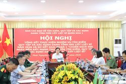 Chuẩn hóa dữ liệu, tăng tốc tìm kiếm và xác định danh tính hài cốt liệt sĩ