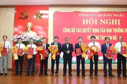 Quảng Ngãi điều động, luân chuyển nhiều cán bộ