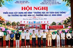 Ninh Bình xây dựng mô hình 'Trường học an toàn giao thông' tại Đại học Hoa Lư