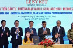 Quảng Ninh mời gọi doanh nghiệp Indonesia đầu tư vào công nghệ cao, năng lượng sạch