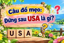 Câu đố ngắn khiến bạn dễ nghĩ sai hướng: Đứng sau USA là gì?