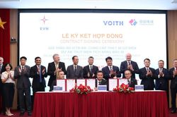 EVN ký kết gói thầu cung cấp thiết bị cơ điện cho Dự án Nhà máy thủy điện tích năng Bác Ái