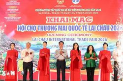 Khai mạc Hội chợ thương mại quốc tế Lai Châu 2026
