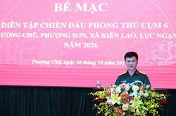 Bắc Ninh: Cụm 6 hoàn thành xuất sắc nhiệm vụ diễn tập chiến đấu phòng thủ