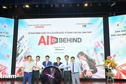 Lần đầu tiên học sinh THPT cả nước được thi AI chuẩn quốc tế hoàn toàn miễn phí