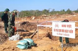 Khắc phục hậu quả bom mìn, vật nổ, phục vụ sản xuất và phát triển kinh tế-xã hội