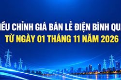Giá bán lẻ điện bình quân giảm 2% từ ngày 1/11
