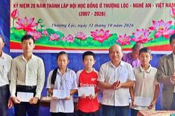 20 năm lan toả nhịp cầu học bổng cho học sinh Thượng Lộc, Nghệ An