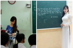 Ảnh những 'cô giáo' quyến rũ trên bục giảng đốn tim trò
