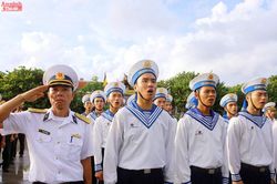 Hát Quốc ca giữa Trường Sa vùng biển đảo thiêng liêng của Tổ quốc