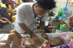 Sốt cao 1 ngày, bé gái 4 tuổi biến chứng viêm cơ tim cấp