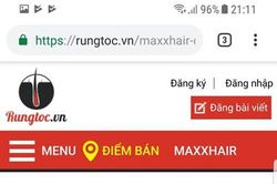 Quảng cáo sản phẩm Maxxhair như thuốc chữa bệnh