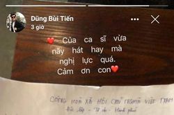 Bùi Tiến Dũng xúc động với tâm thư của fan nữ 14 tuổi