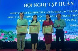 Bộ VHTTDL: Hội nghị tập huấn nghiệp vụ công tác pháp chế cho các tỉnh phía Bắc