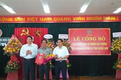 Trao quyết định bổ nhiệm Cục trưởng Thi hành án dân sự Quảng Nam