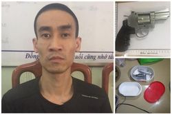 Bắt đối tượng sản xuất thuốc lắc mang theo vũ khí 'nóng'