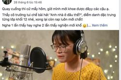 Choáng với thầy cô nhà người ta, hát nhạc chế, 'bắn' rap chia tay học trò