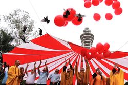 Linh thiêng Đại lễ cầu siêu cho các liệt sỹ tại Nghĩa trang Vị Xuyên