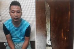 Khống chế đối tượng mang dao xông vào cửa hàng điện thoại đòi nhân viên nộp 100 triệu đồng