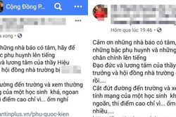 Xúc phạm hiệu trưởng vì con gái lưu ban, nữ doanh nhân sẽ xin lỗi sau chuyến từ thiện ở Côn Đảo