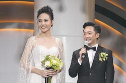 3 bộ váy cưới Đàm Thu Trang mặc đều may theo sở thích của Cường Đô La?