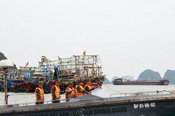 Quảng Ninh: Triển khai xe bọc thép, xuồng chuyên dụng, ứng phó bão số 3