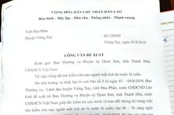 Lào đề nghị Thanh Hóa tìm kiếm 7 người mất tích do lũ cuốn