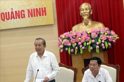 Phó Thủ tướng Thường trực Chính phủ Trương Hòa Bình làm việc tại tỉnh Quảng Ninh