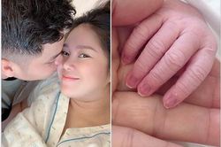 Chồng kém 7 tuổi hạnh phúc khi Lê Phương hạ sinh con gái