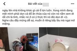 Về quê 3 ngày, cô gái 'phát rồ' với đống rác bạn cùng phòng thải ra