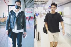 Nam tài tử 9X đeo khẩu trang, mặc đơn giản ra sân bay vẫn được khen