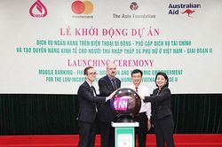 Khởi động dự án dịch vụ ngân hàng số cho người thu nhập thấp và phụ nữ